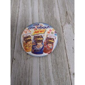Vintage Snackums pin pinback Fruitloops Pops Rice Krispies